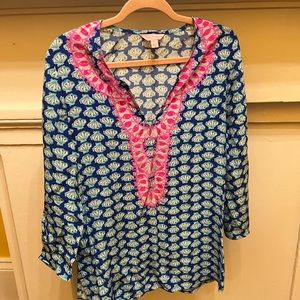 Lilly Pulitzer silk tunic. Good condition size S